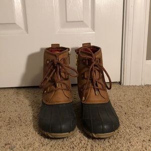 Tommy Hilfiger duct boots